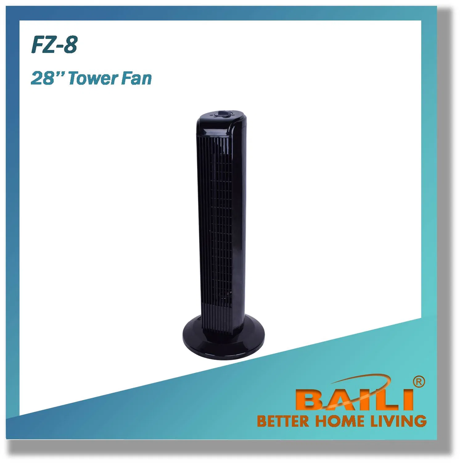 28-Zoll-Luxus-Turmventilator mit hoher Qualität
