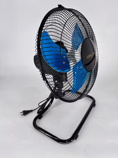 Vollständiger 9-Zoll-Bodenventilator aus Eisen / Hochgeschwindigkeits-Bodenventilator / Tischventilator / Oszillierventilator / Grundlegende Anpassung, Beispielanpassung, elektrischer Ventilator, Gleichstromventilator