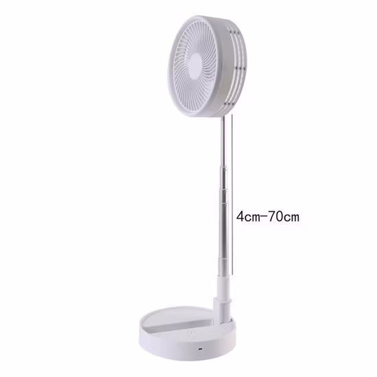 Luftkühler, wiederaufladbarer Ventilator mit 7200 mAh Akku, höhenverstellbarer Mini-Tischventilator
